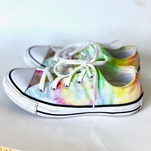 Converse Chuck Taylor All Star Tie Dye Pastel Low Top Sneakers Size Womens 6
